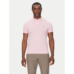 Polo Ralph Lauren Polo Ralph Lauren Polo marškinėliai Core Replen 710795080 Rožinė Slim Fit