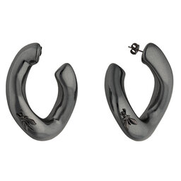 Patrizia Pepe Naušnice Patrizia Pepe 8JA359/M007-K417 Dark Gun Metal
