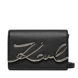 KARL LAGERFELD Handväska KARL LAGERFELD 235W3061 Black/Nickiel
