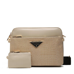 Monnari Дамска чанта Monnari BAG2200-M15 Beżowe Croco