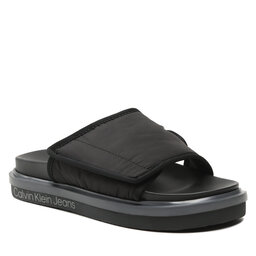 Calvin Klein Jeans Παντόφλες Calvin Klein Jeans Sandal Slide Softny YM0YM00644 Black/Imperial Blu 0GP