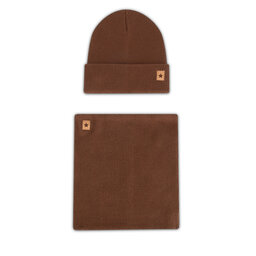 Action Boy Set căciulă și fular tip guler Action Boy 8KF-002-AW24 Maro