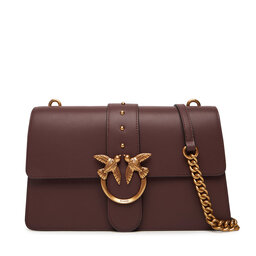 PINKO Bolso PINKO Love One Classic ST.CL Al 25-26 PLTT 105857 A0F1 Guinda/burdeos