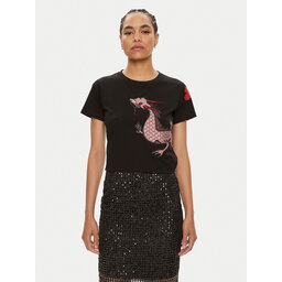 PINKO Pinko T-Shirt Quentin 100535 A1QT Μαύρο Regular Fit