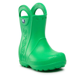 Crocs Cizme de cauciuc Crocs Handle It Rain Boot Kids 12803 Grass Green