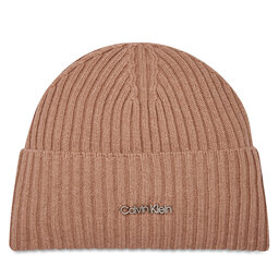 Calvin Klein Čepice Calvin Klein Ck Must Logo Beanie K60K611401 Fialová