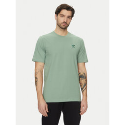 adidas adidas Marškinėliai Trefoil Essentials JC9993 Žalia Regular Fit