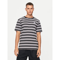 Converse Converse T-Shirt M Loose Fit Striped Tee 10027159-A01 Μαύρο Loose Fit