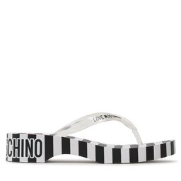 

В'єтнамки LOVE MOSCHINO JA28244G0GI3400A Nero/Bianco, Прозорий