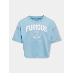 Kids ONLY Kids ONLY Marškinėliai Gvilla 15322531 Mėlyna Regular Fit