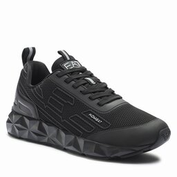 EA7 Emporio Armani Сникърси EA7 Emporio Armani X8X154 XK357 M826 Triple Black+Silver