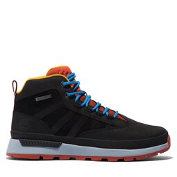 

Черевики Timberland Euro Trekker Mid Leather TB0A62EM0151 Black Nubuck w Red, Чорний