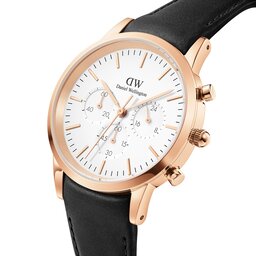 

Годинник Daniel Wellington Iconic Chronograph DW00100646 Gold/Black, Чорний