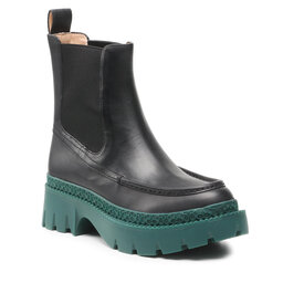 Coach Боти тип челси Coach Joey Leather Bootie C5878 11004253EDC Black BLK