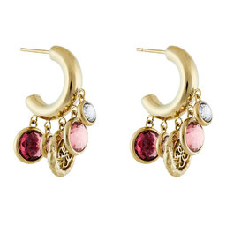 Guess Naušnice Guess JUBE05 095JW Zlatna