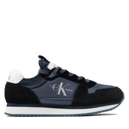 

Снікерcи Calvin Klein Jeans Runner Sock Laceup Ny-Lth YM0YM00553 Ocean Teal DA0, Cиній