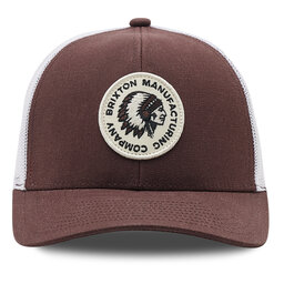 

Бейсболка Brixton Rival Stamp 10988 Mahogany/White, Коричневий