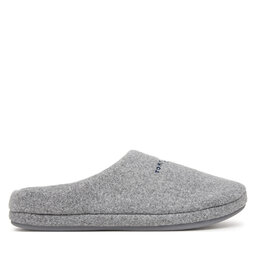 Tommy Hilfiger Hausschuhe Tommy Hilfiger Hilfiger Felt House Shoe FM0FM06017 Grau
