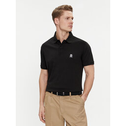 Tommy Hilfiger Tommy Hilfiger Poloshirt Interlock MW0MW34783 Schwarz Regular Fit