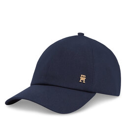 Tommy Hilfiger Czapka z daszkiem Tommy Hilfiger Elevated Chic Soft Cap AW0AW17138 Niebieski