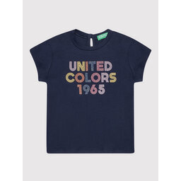 United Colors Of Benetton United Colors Of Benetton T-Shirt 3I1XC1527 Dunkelblau Regular Fit