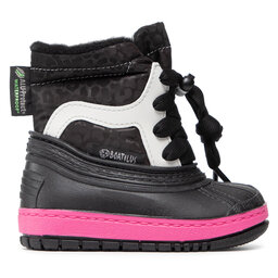 Boatilus Μπότες Χιονιού Boatilus Skaty Lace NS07 VAR.05ZU Μαύρο