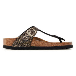 

В'єтнамки Birkenstock Gizeh Bs 1018664 Shiny Python Black, Золотий