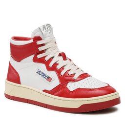 AUTRY Sneakersy AUTRY AUMM WB02 Wht/Red