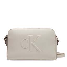 Calvin Klein Jeans Handtasche Calvin Klein Jeans Sculpted Ew Camera Bag20 LV04K3036G Creme
