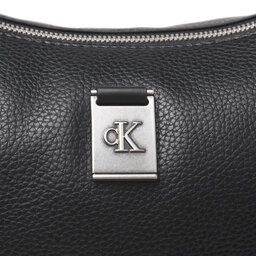 

Сумка Calvin Klein Jeans Mono Hardw Soft Hobo K60K608391 BDS, Чорний