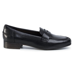 

Туфлі Clarks Hamble Loafer 261477394 Black Leather, Чорний