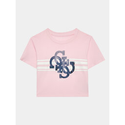 Guess Guess Футболка J3YI36 K8HM4 Рожевий Boxy Fit