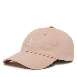 Tommy Hilfiger Cepure ar nagu Tommy Hilfiger Embroidered Cap AW0AW17490 Rozā