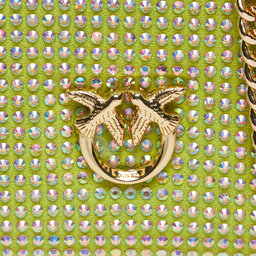 

Сумка Pinko Box Clutch 101514 A159 Giallo Lime/Shiny Gold S63U, Зелений