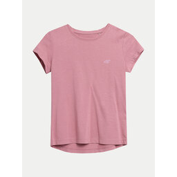4F 4F T-Shirt 4FJWSS24TTSHF1110 Ροζ Regular Fit