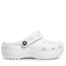 Crocs Klapki Crocs Classic Platform Clog W 206750 Biały