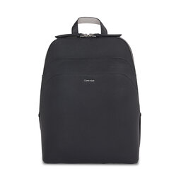 Calvin Klein Hátizsák Calvin Klein Business Backpack Saffiano K60K611676 Fekete
