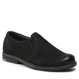 Tim Scarpe basse Tim 124 Czarny Nubuk Barka
