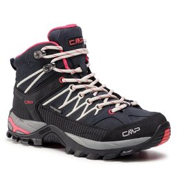 CMP Botas de montaña CMP Rigel Mid Wmn Trekking Shoe Wp 3Q12946 Antracite/Off White 76UC