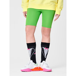 

Високі жіночі шкарпетки Happy Socks MAR01-9100 Чорний