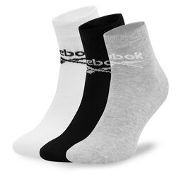 Reebok Σετ 3 ζευγάρια ψηλές κάλτσες unisex Reebok R0429-SS24 (3-pack) Έγχρωμο