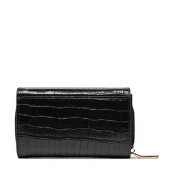 

Великий жіночий гаманець Monnari PUR0220-020 Black Croco, Чорний