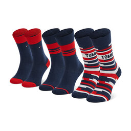 Tommy Hilfiger Vaikiškų ilgų kojinių komplektas (3 poros) Tommy Hilfiger 701210516 Tommy Original 001