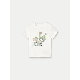 Mayoral Mayoral Camiseta 1062 Blanco Regular Fit