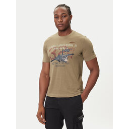 Aeronautica Militare Aeronautica Militare Camiseta 252TS2472UJ00708 Caqui Regular Fit