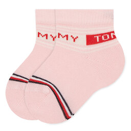 

Набір 3 пар високих дитячих шкарпеток Tommy Hilfiger 701220278 Pink Combo 002, Рожевий