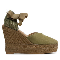 

Еспадрильї Manebi Shaped Wedge Espadrilles R 2.1 WH Kaki Green On Tone, Зелений