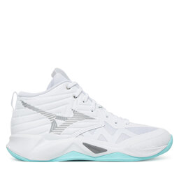 Mizuno Batai uždaroms aikštelėms Mizuno Wave Momentum Pro Mid V1GC2545 Balta