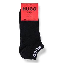 Hugo Calcetines cortos para hombre Hugo 50480217 Black 1
