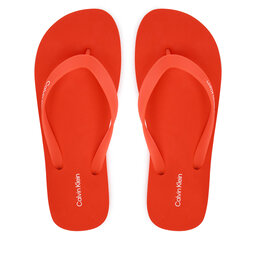 Calvin Klein Zehentrenner Calvin Klein Logo Strap HM0HM02105 Orange